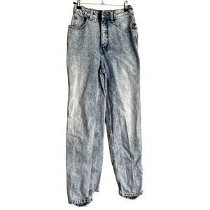Cheap Monday Donna Trash Metal Destroyed Jeans Women 23 Denim Loose Distressed